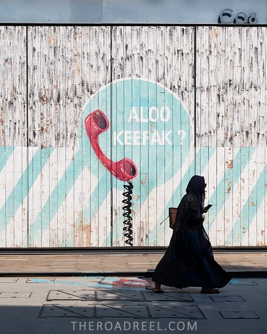 lifestyle modeling photography at La Mer in Dubai