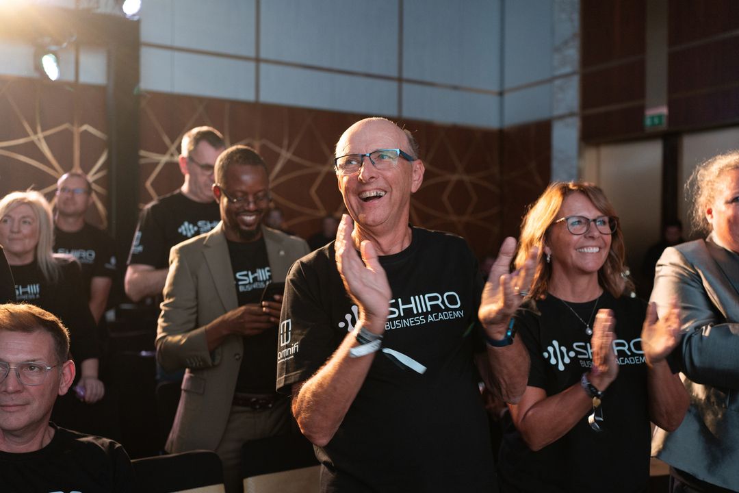 Speaker portrait during event