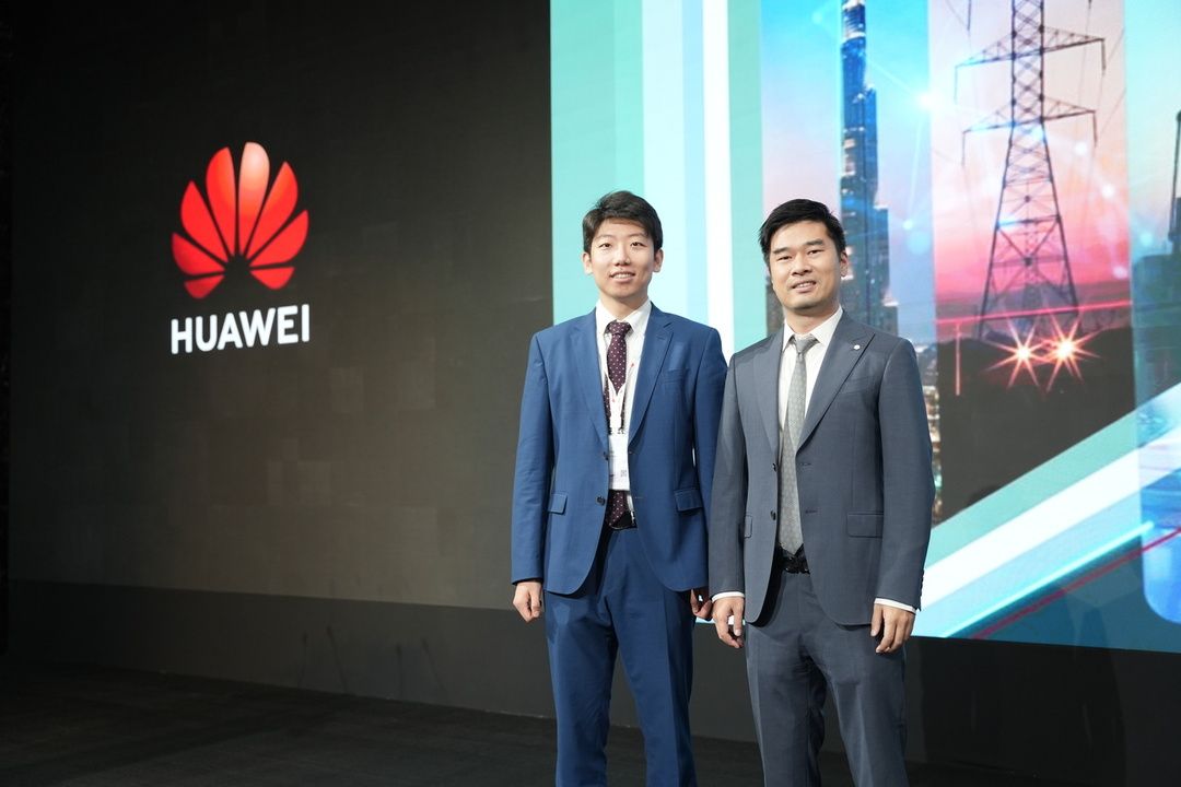 Speaker portrait on stage at corporate event