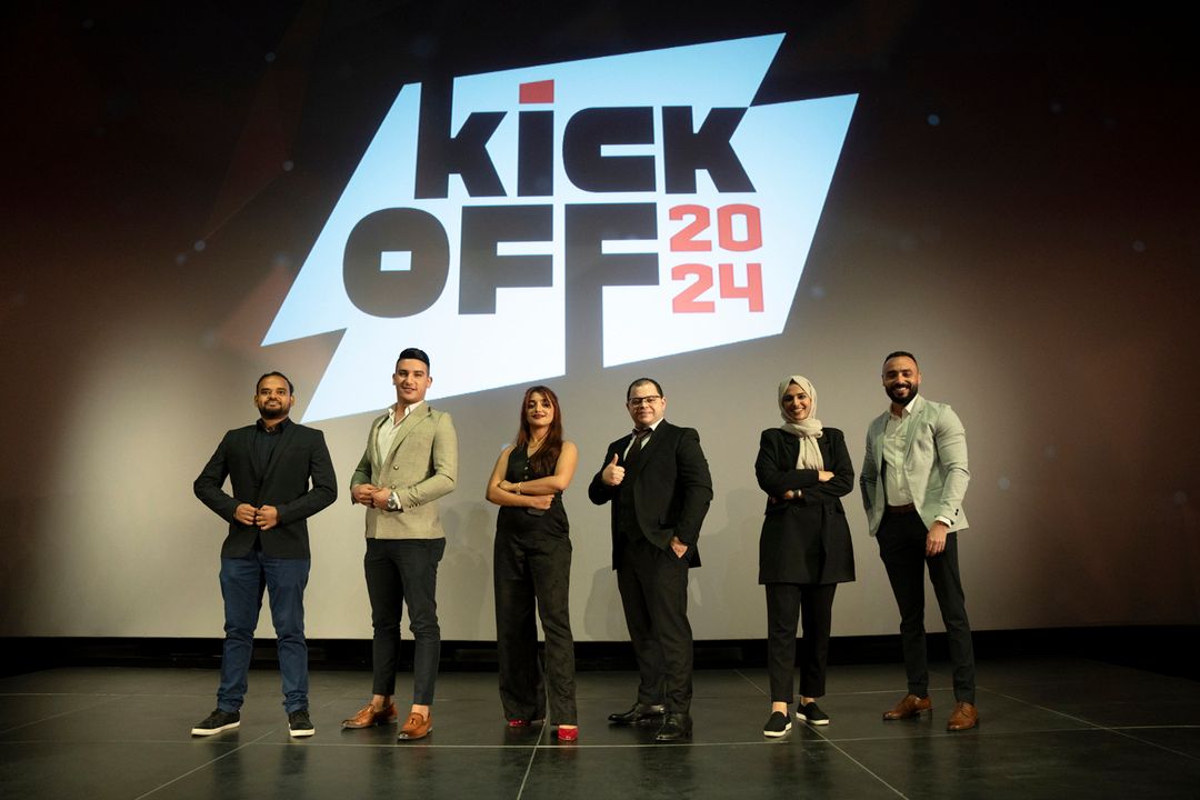 Corporate event award moment