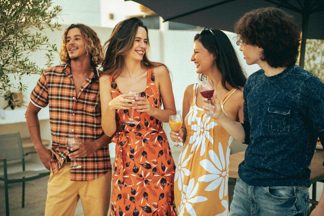 Fashion & modeling portrait with clean studio lighting