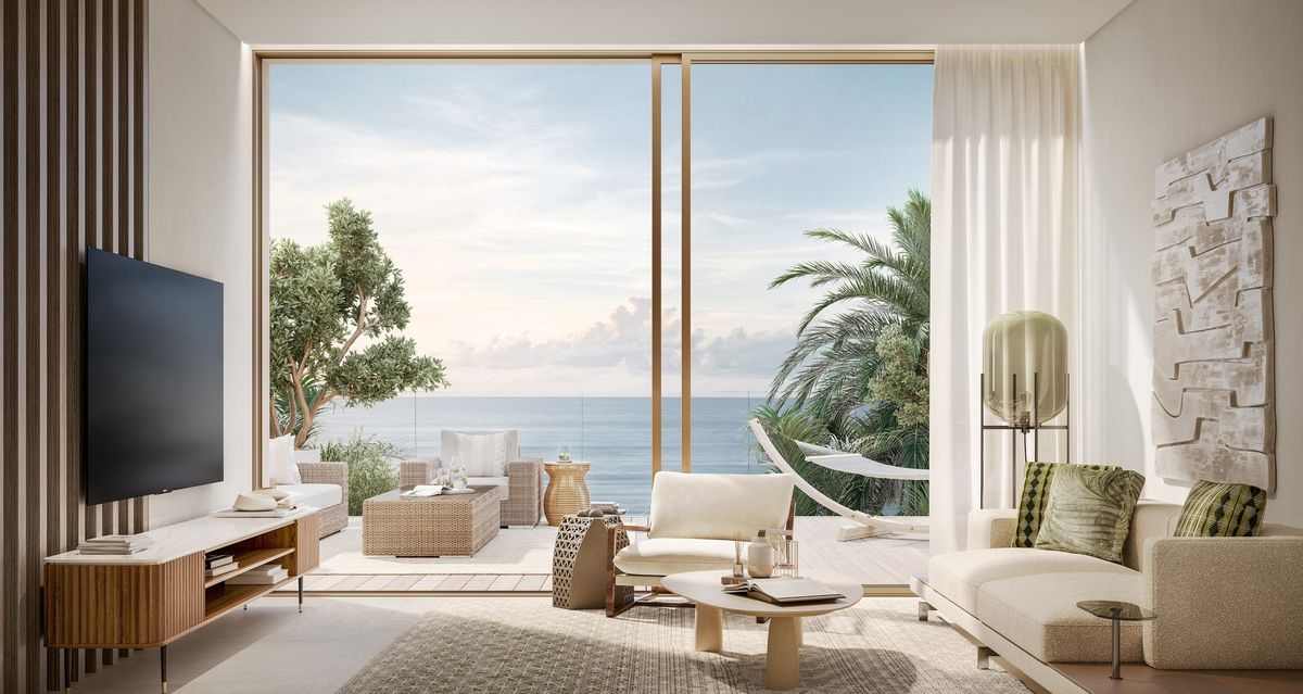 Professional real estate photography of a luxury apartment in Dubai