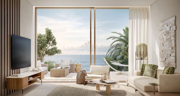 Professional real estate photography of a luxury apartment in Dubai