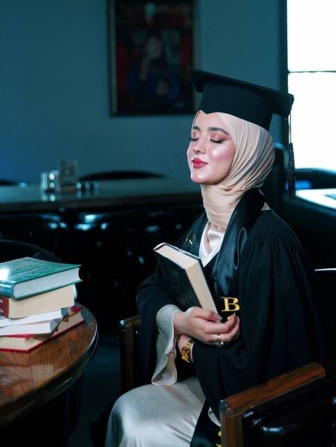 Graduation photo by Kashmala Kash