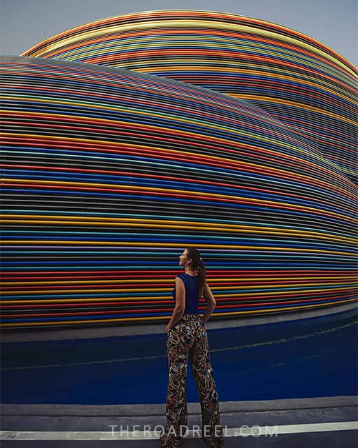 Dubai Expo City a colorful and modern location for photography 